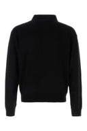 Saint Laurent Black Wool Polo Shirt