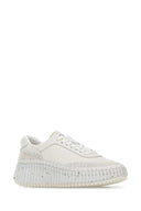 Chloe White Leather Nama Sneakers