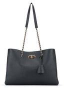 Bolso tote pequeño con cadena Lily de Mulberry, grano clásico