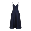 Alberta Ferretti Triple Organza Midi Dress