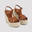 Espadrillas con zeppa Saint Laurent 85