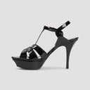 Sandali con plateau Saint Laurent Tribute 75