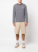 Maison Kitsuné Fox Head Patch Regular Marin Tee Shirt