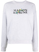 Maison kitsuné maison kitsune flores comodidad sudadera
