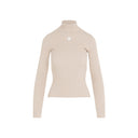 Courrèges Roll Neck Ribbed Jumper