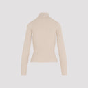 Courrèges Roll Neck Ribbed Jumper