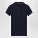 Polo Ralph Lauren Camisa de algodón azul marino