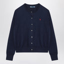 Polo Ralph Lauren Bright Navy Cotton Blend Cardigan
