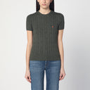 Polo Ralph Lauren Olive Green Cable Knit Sweater
