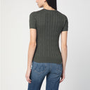 Polo Ralph Lauren Olive Green Cable Knit Sweater
