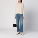 Polo Ralph Lauren Wool And Cashmere Cable Knit Polo Shirt