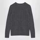 Polo Ralph Lauren Grey Wool And Cashmere Cable Jumper