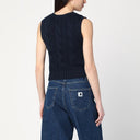 Polo Ralph Lauren Navy Blue Cable Knit Vest
