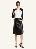 Courrèges T-shirt Circle Contrast Ls