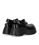 Ganni Schwarzer Plateau-Clog