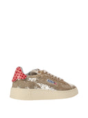 Autry Dallas Low Wom Ti03 Paillet/Cro Platinum/Red