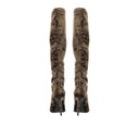 Stivali di velluto di Saint Laurent Talia