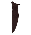 Elisabetta Franchi Dark Chocolate Jewel Dress