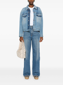 Stella Mc Cartney Snap Stud Embellished Jeans