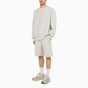 Champion Light Grey Cotton Blend Bermuda Shorts