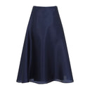 Alberta Ferretti Silk Midi Skirt