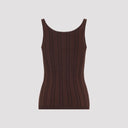 Prada Ribbed Knit Tank Top