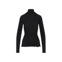 Prada Ribbed Knit Turtleneck Top