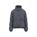Miu M Iu Reversible Checked Down Jacket
