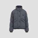 Miu M Iu Reversible Checked Down Jacket