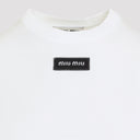 Miu Miu Logo Patch T Shirt