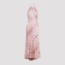 Roberto Cavalli Leopard Print Midi Dress