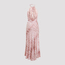 Roberto Cavalli Leopard Print Midi Dress