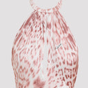 Roberto Cavalli Leopard Print Midi Dress