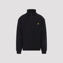 Felpa Carhartt Wip con mezza zip e scritta americana