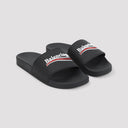 Balenciaga Pool Rubber Political Logo Slide