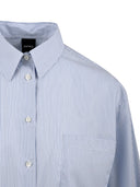 Aspesi Shirts Clear Blue