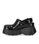 Ganni Schwarzer Plateau-Clog