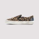 Golden Goose Leopard Slip On Sneakers