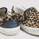 Golden Goose Leopard Slip On Sneakers