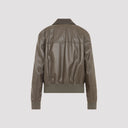 Bottega Veneta Leather Bomber Jacket