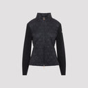 Moncler Quilted Zip Up Cardigan