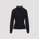 Moncler Quilted Zip Up Cardigan