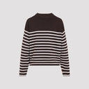 Moncler Striped Logo Knit Sweater