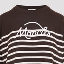 Moncler Striped Logo Knit Sweater
