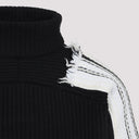 Mordecai Mordecai Jacquard Stripe Turtle Neck