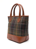 Barbour Katrine Tartan Leather Tote