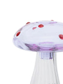 Ichendorf Milano Alice Bottle Purple Mushroom With Red Dots