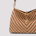 Etro Vela M Rafia Shoulder Bag