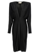 Alexandre Vauthier v Neck Jersey Dress