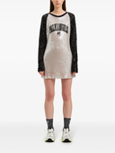 Palm Angels College Palm Sequin Mini Dress